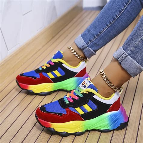 schoenen regenboog